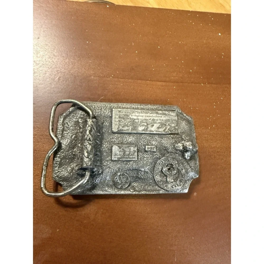 Vintage Siskiyou Western Belt Buckle 1980s Original